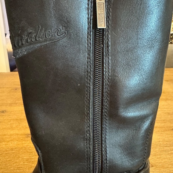 Harley-Davidson Women's El Paso Leather Harness Boots Size 7 Dark Brown/Black - Picture 7 of 11